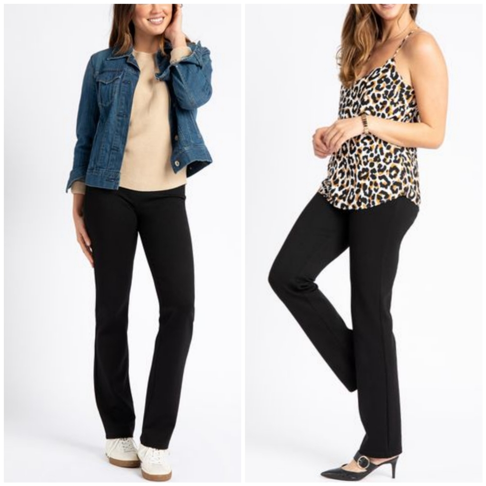 Betabrand Straight Leg Yoga Pants